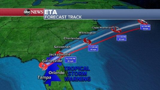Eta makes landfall in Florida, pummels Carolinas, Virginia with dangerous flooding: Latest