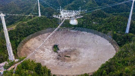 Iconic Arecibo telescope in Puerto Rico collapses before plans to demolish