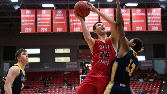 Dixie State Men’s Basketball Forward Jacob Nicolds Named WAC Player of the Week