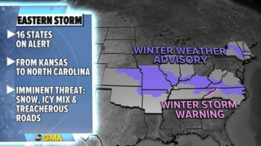 Third storm in a row slams US causing threats of mudslides, flooding and avalanches