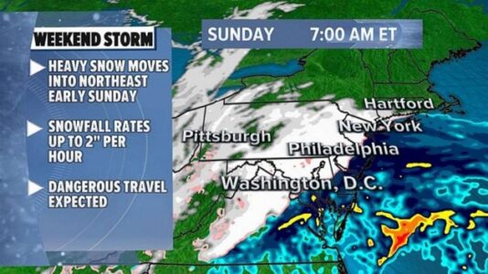 Another snowstorm heads to Northeast, dangerous wind chills take aim on Midwest: Latest forecast