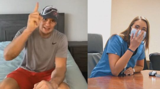 Rob Gronkowski surprises Florida health care workers with a special invitation