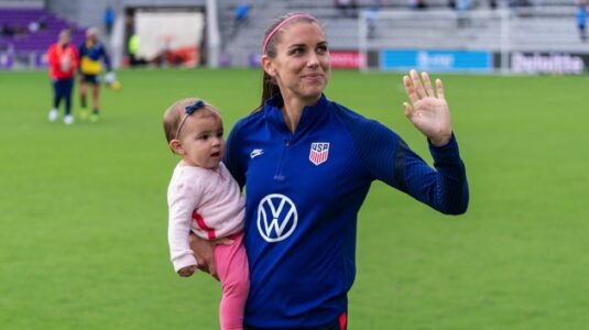 Alex Morgan scores first goal for US Women’s National Team since giving birth to daughter