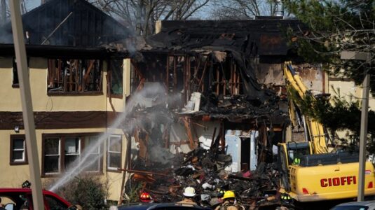 One dead, two firefighters hurt after blaze engulfs New York assisted living facility