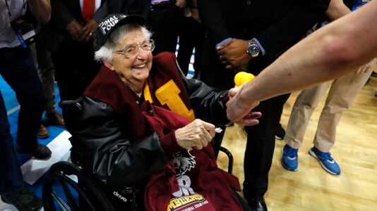 101-year-old Sister Jean vaccinated, cleared to attend Loyola’s NCAA tournament game