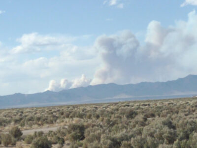 Wildfire Burns In Iron County