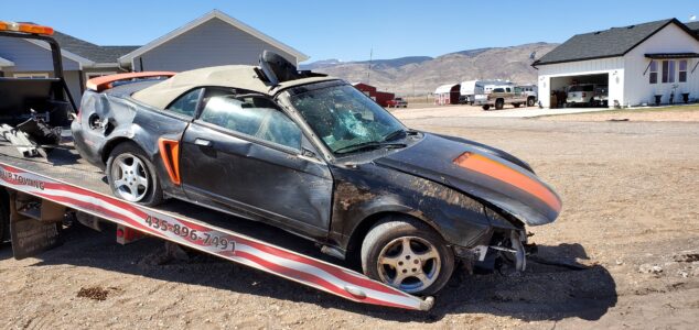 Rollover Crash North of Monroe