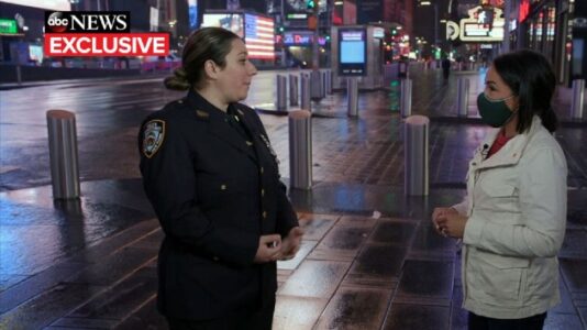 NYPD officer rescues child during Times Square shooting