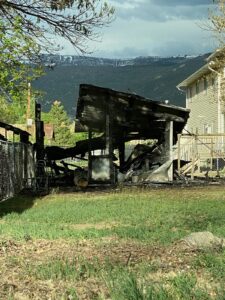 Fire and Propane Tank Explosion in Ephraim