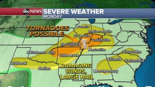 Rare tornado emergency issued overnight as more severe weather is on the way