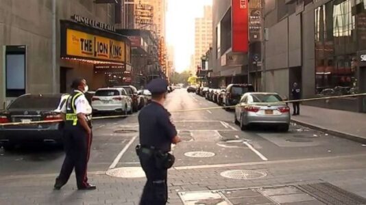 Police presence to ramp up in Times Square after Marine shot