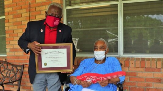 103-year-old who survived COVID-19 honored by her alma mater