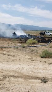 Structure Fire Close to Ephraim