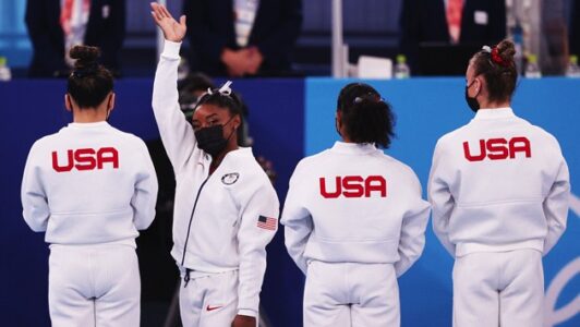 Simone Biles withdraws from gymnastics team competition early, US comes in 2nd