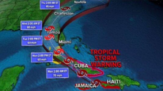 Tropical Storm Elsa moves through Caribbean, sets sights on US coastline this week