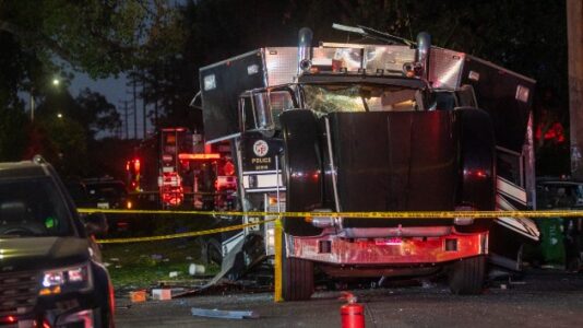 One arrested after 17, including police officers, were injured in explosion of illegal fireworks in LA