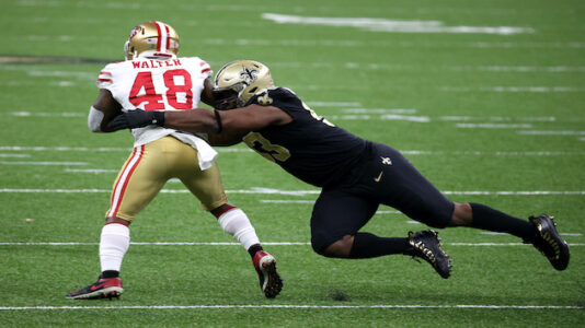 Saints defensive tackle David Onyemata announced failed drug test