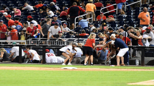 Washington Nationals game halted after shooting outside park, fans told to leave