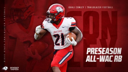 Dixie State Football Tailback Quali Conley Named To Preseason All-WAC Team