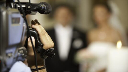 Husband surprises wife with long-lost wedding video on 14-year anniversary