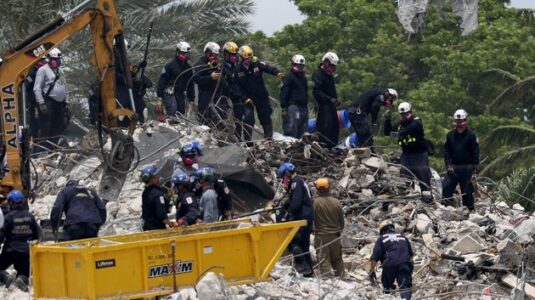 Three additional bodies found after remaining building demolished in Surfside, Florida