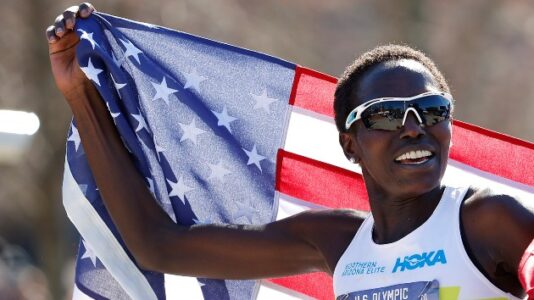 US marathoner Aliphine Tuliamuk speaks out on fight to bring breastfeeding baby to Tokyo Olympics