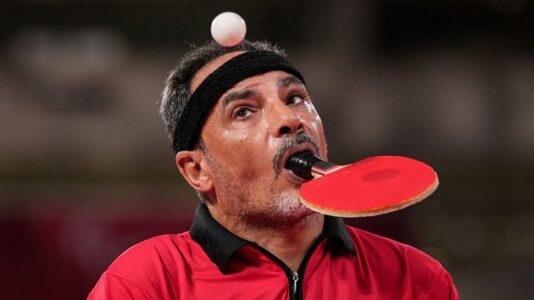Egyptian table tennis athlete, and amputee, captures hearts in Tokyo Paralympics