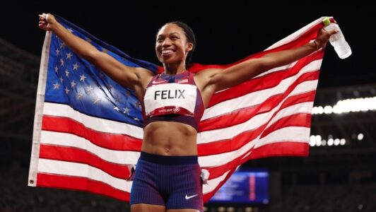 Allyson Felix makes history with 10th career medal at the Tokyo Olympics