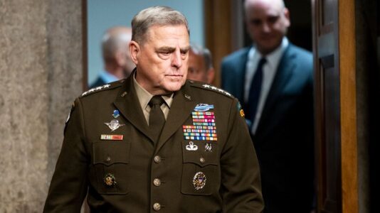 Milley defends calls to China amid concerns about Trump