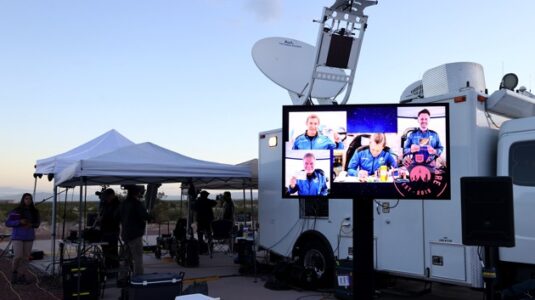 Blue Origin live updates: William Shatner ‘overwhelmed’ by ‘moving’ trip to space