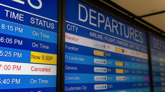 More than 2,700 flights canceled since Christmas Eve