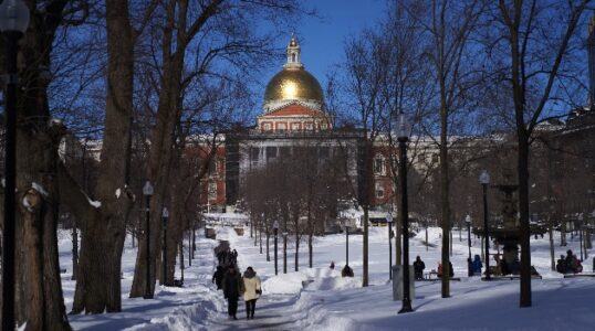 Boston digs out from record-tying snowfall
