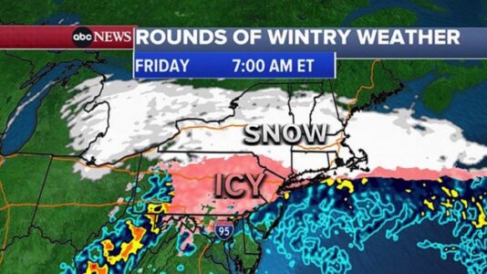 Storm wreaks havoc on Midwest roads, second storm set to pummel Northeast with ice, snow