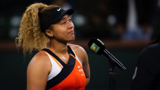 Naomi Osaka addresses crowd after being heckled: ‘I’m trying not to cry’