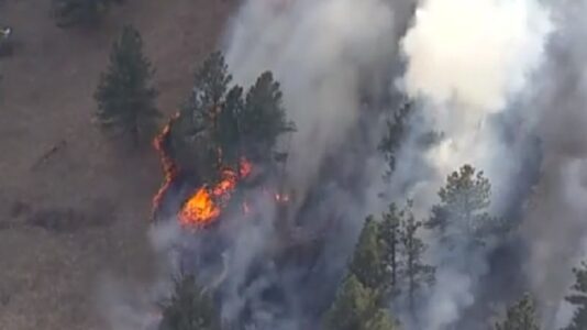 Wildfire near Boulder, Colorado, has officials ‘nervous’ for fire season