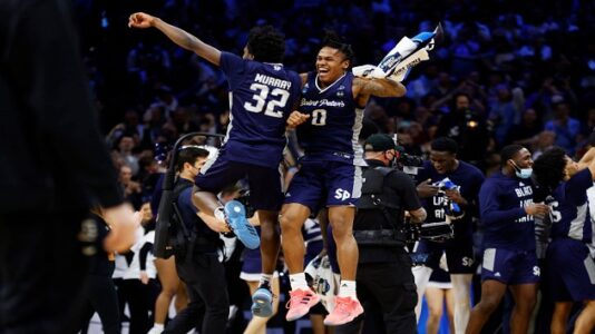 Saint Peter’s does it again: Peacocks win stunner over Purdue to become 1st 15-seed ever to make Elite Eight of NCAA tournament
