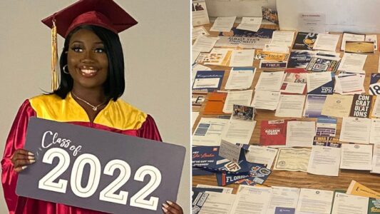 High schooler accepted into 72 colleges shares advice for other students