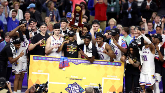 Kansas beats North Carolina 72-69 to win NCAA men’s basketball title