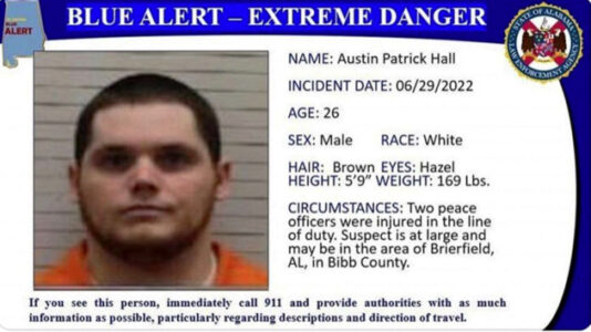 Manhunt underway after two sheriff’s deputies shot in Alabama