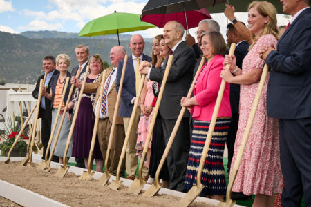 President Nelson A Surprise Guest at the Ephraim Temple Groundbreaking
