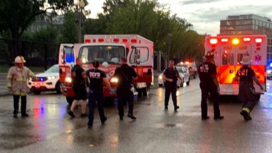 Two dead, two in critical condition after lightning strike near White House