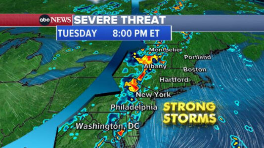 Deadly storms strike Midwest, rough weather now takes aim on East Coast