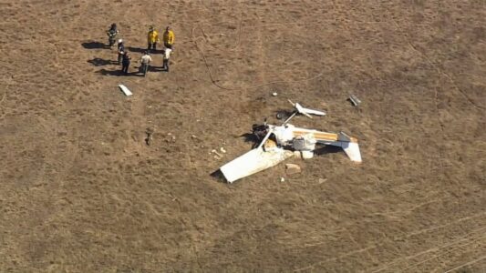 ‘Multiple fatalities’ reported after two small planes collide mid-air at California airport, officials say