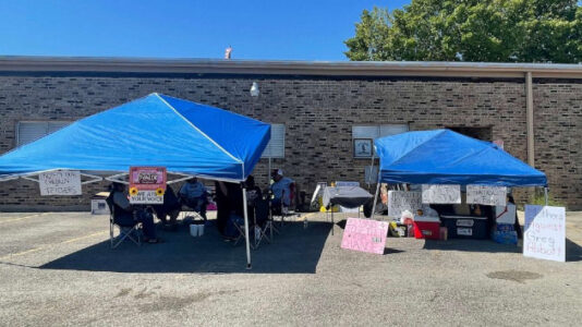 Uvalde families continue camping out at district office as they demand suspensions for officers