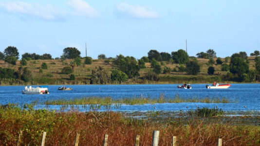Boy, 9, missing after falling off pontoon boat, being hit by propeller