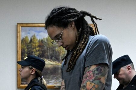 Brittney Griner meets with US officials in Russia as White House works to secure her release