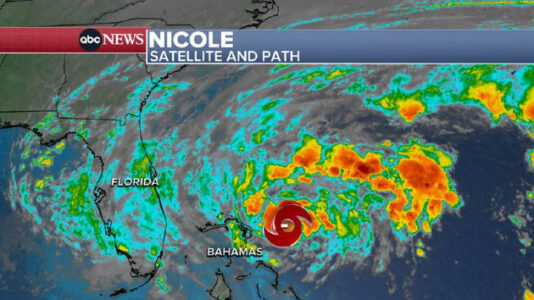 Hurricane Nicole live updates: Latest path as storm nears Florida landfall