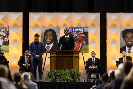 Funeral held for UVA football player, Lavel Davis Jr, killed in mass shooting
