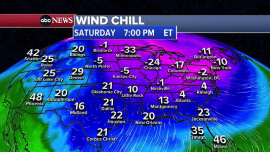 Coldest Christmas in decades possible for parts of US: What to expect Christmas Eve