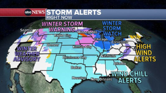 Massive storm bringing heavy snow, blizzard conditions: Your holiday forecast